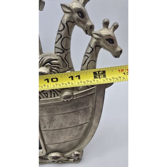 GODINGER Silver Plated NOAH'S ARK Photo Frame Children's Decor Bible - Picture 5 of 10